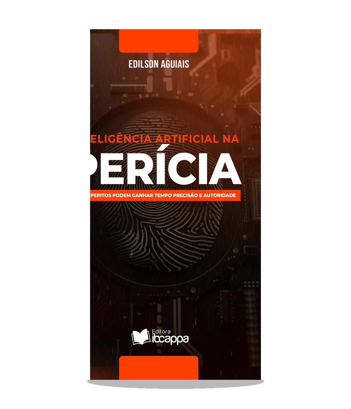Livro Inteligência Artificial na Perícia sobre a mesa de um escritório