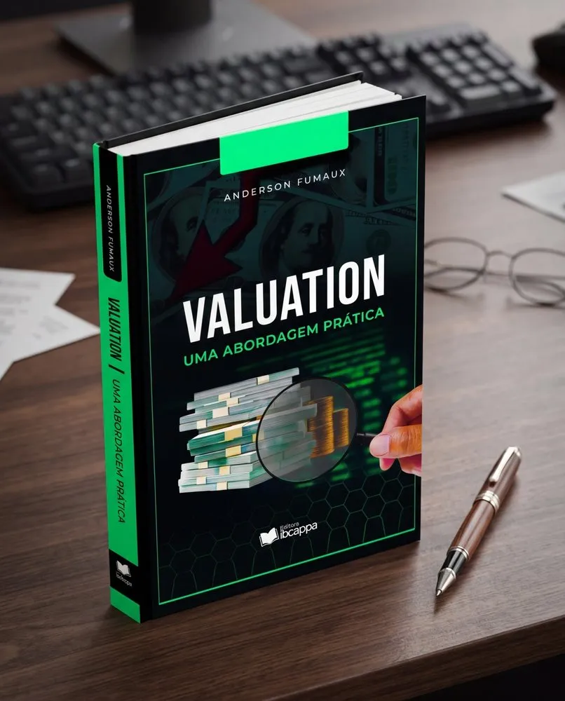 Livro Valuation — Uma Abordagem Prática sobre a mesa de um escritório