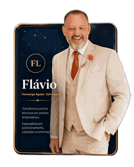 Flávio — Concierge Águias, Estrategista